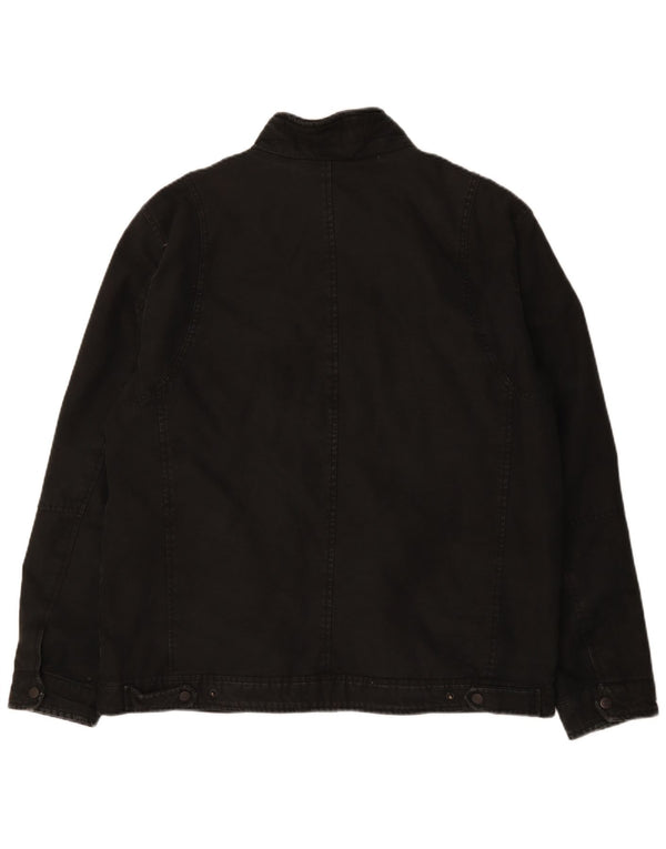 Levi's Chaqueta utilitaria para hombre UK 42 XL Algodón negro