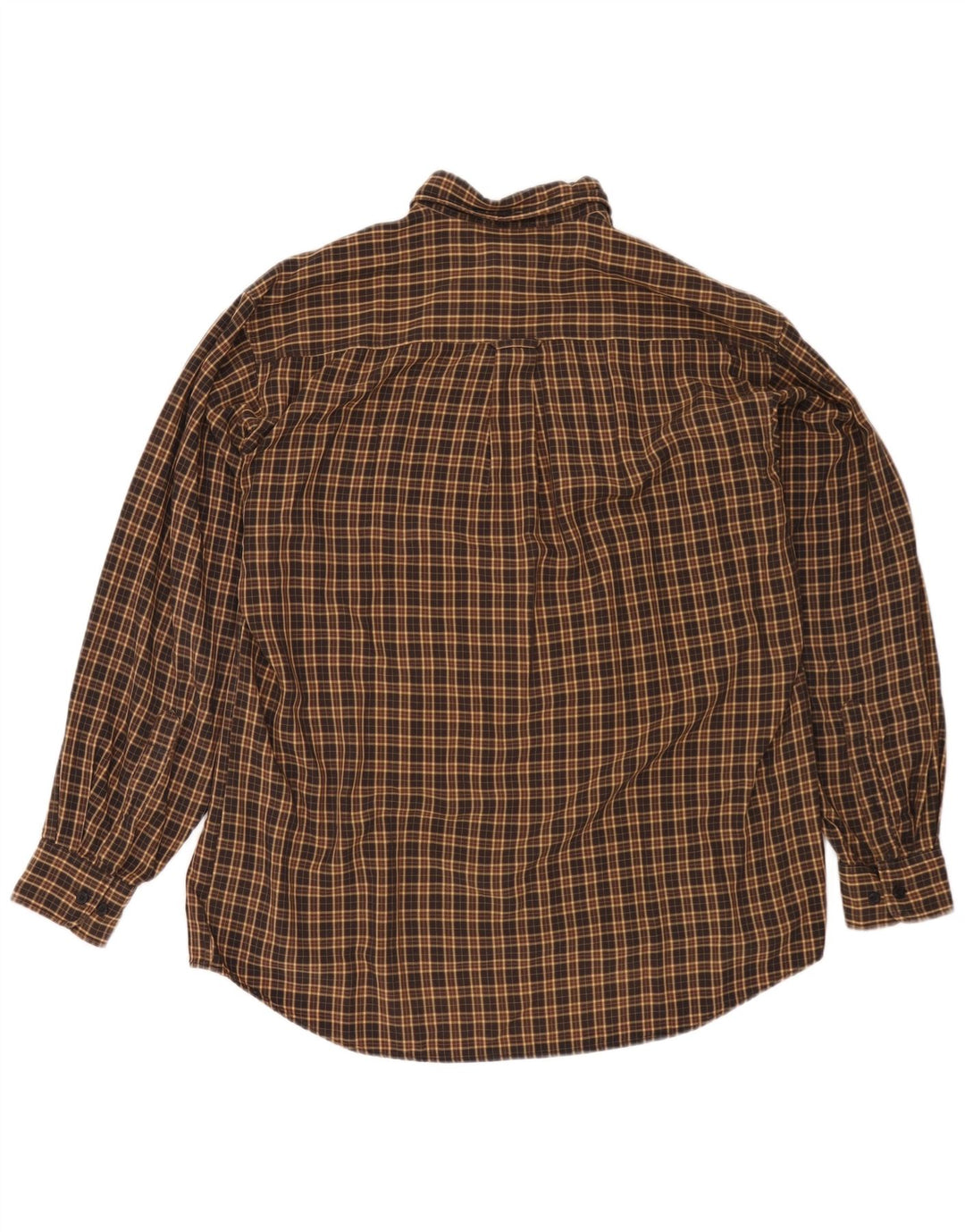 Camisa de franela para hombre Camel Active Cuadros grandes en marrón