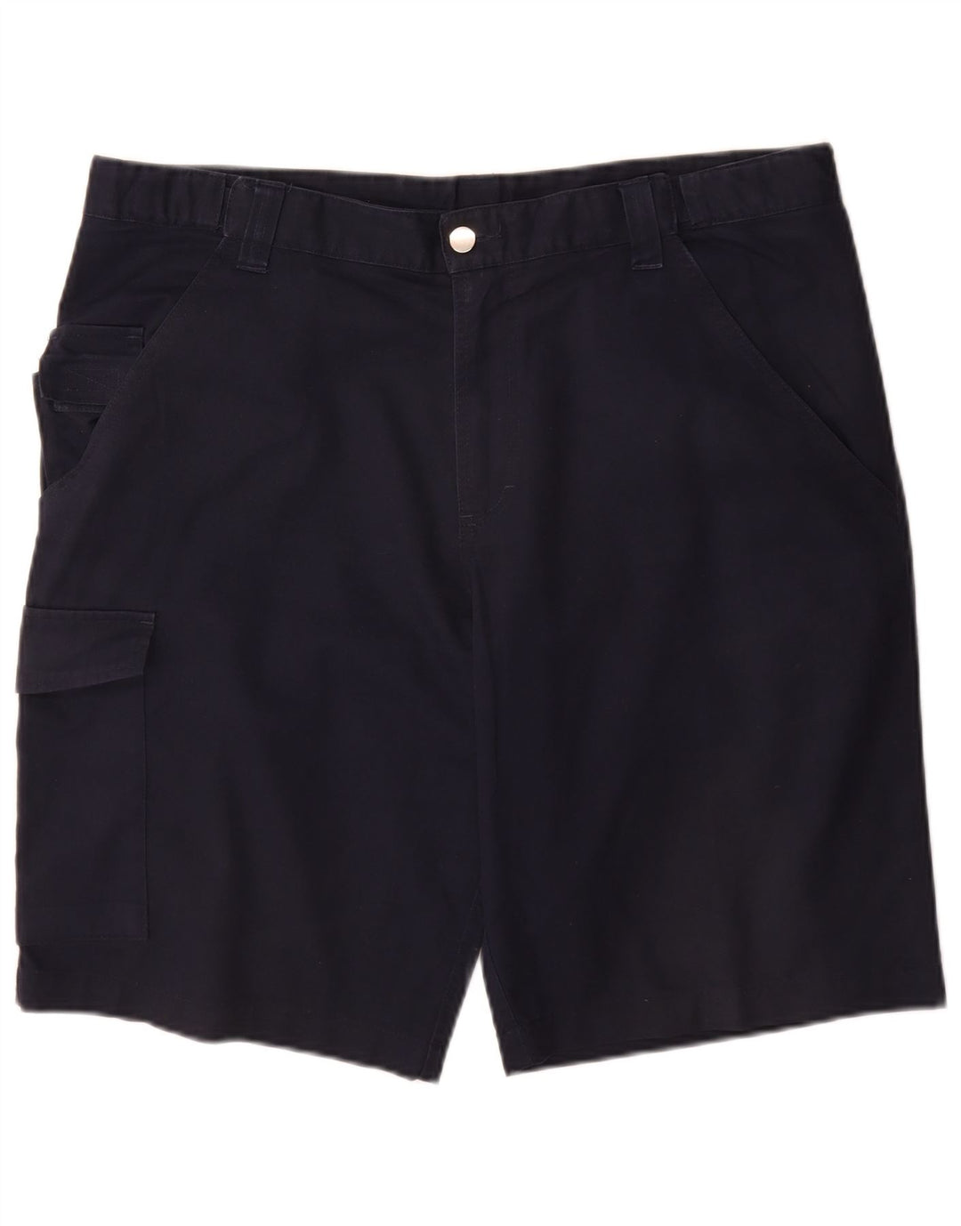 Russell Athletic Pantalones cortos tipo cargo para hombre EU 54 2XL W38 Poliéster azul marino