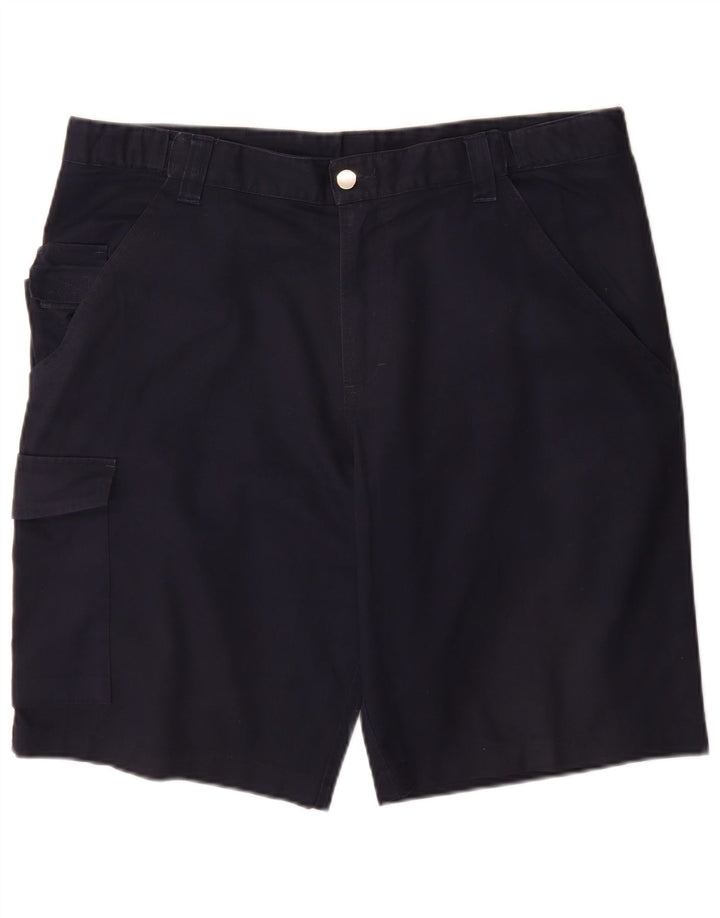 Russell Athletic Pantalones cortos tipo cargo para hombre EU 54 2XL W38 Poliéster azul marino