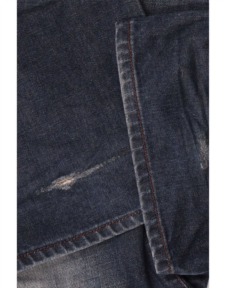 Diesel Hombre Vaqueros Rectos W31 L32 Algodón Azul