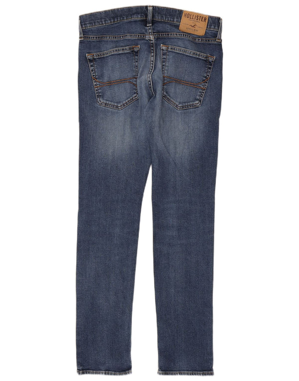 Vaqueros pitillo Hollister para hombre W32 L32 Algodón azul