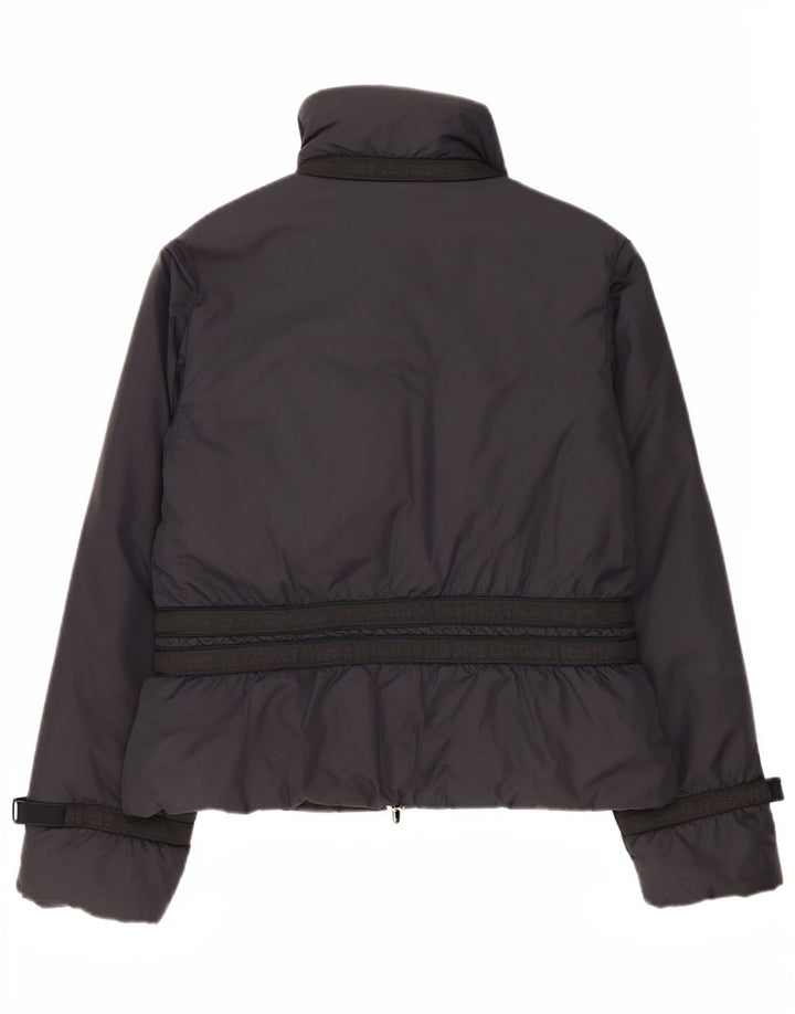 Chaqueta cortavientos gráfica para mujer Les Copains IT 44 Medium Black
