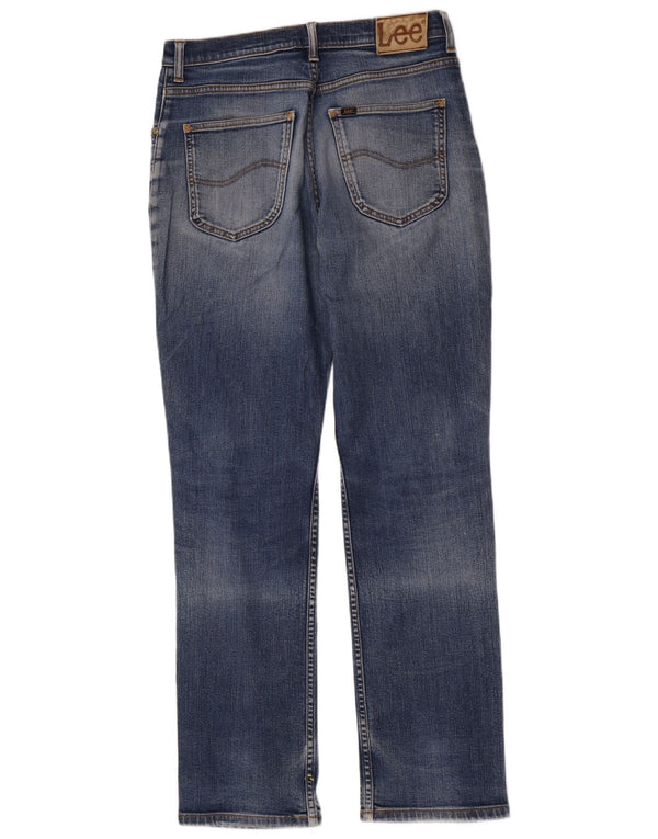 Vaqueros rectos Brooklyn para hombre Lee W33 L34 Algodón azul