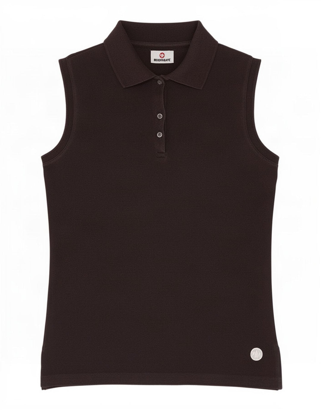 Murphy & Nye Polo sin mangas para mujer UK 8 Small Poliéster negro