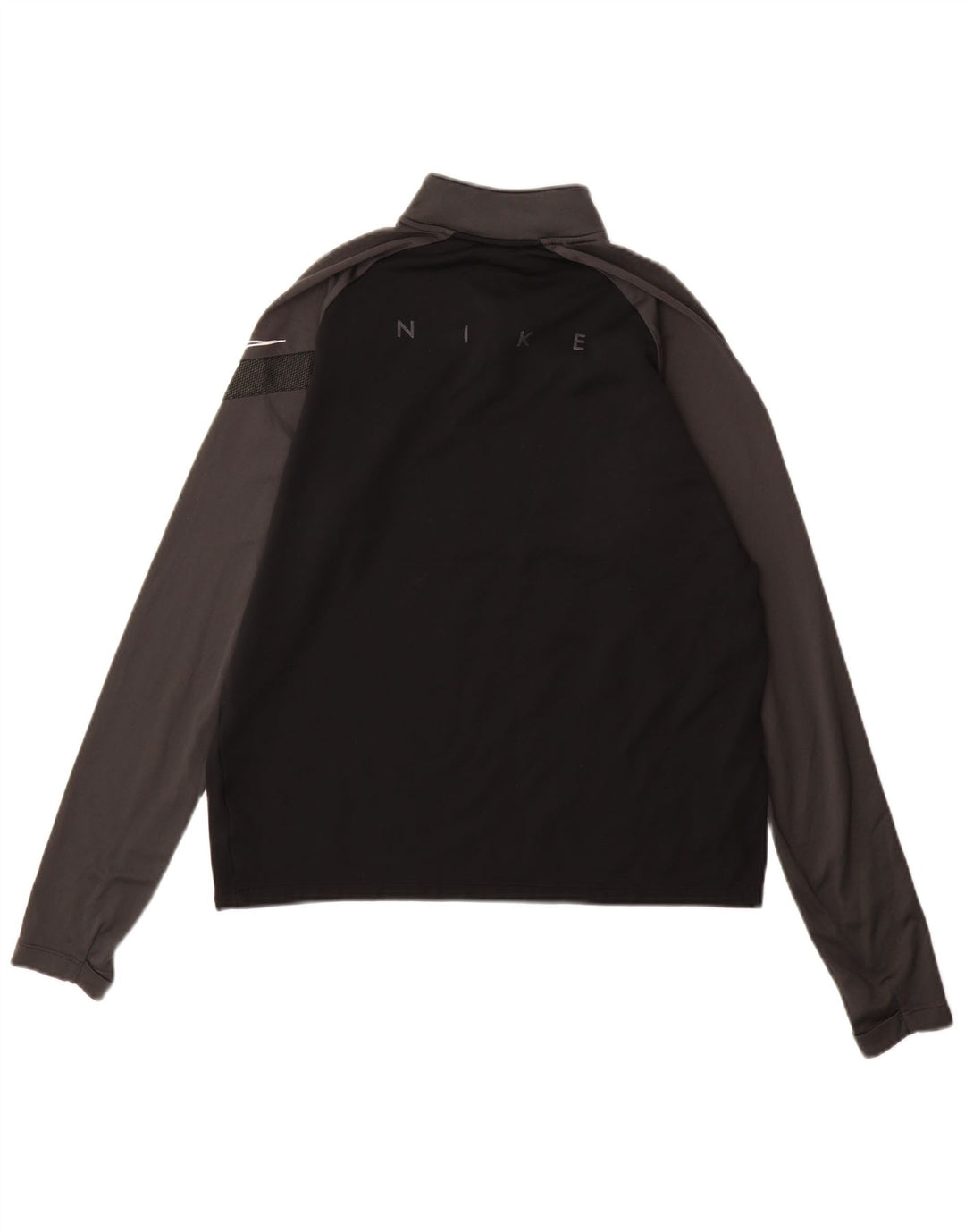 Nike Hombre Dri Fit Jersey Chándal Top Mediano Negro Colorblock Poliéster