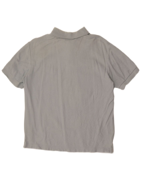 Fila Polo para hombre de algodón gris grande