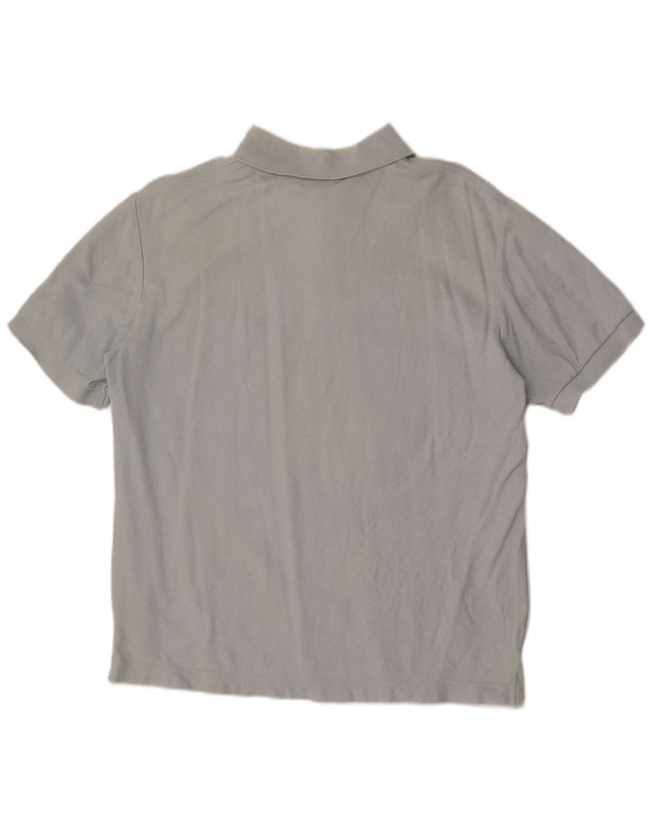 Fila Polo para hombre de algodón gris grande