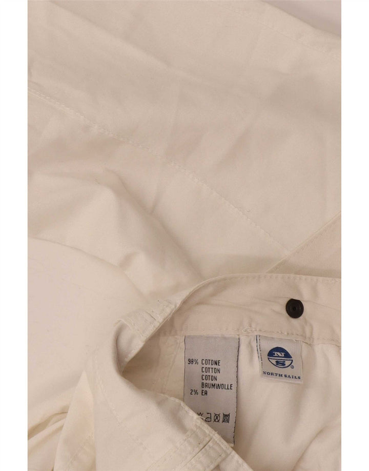 Pantalones Cortos De Mujer North Sails W34 L23 Algodón Blanco
