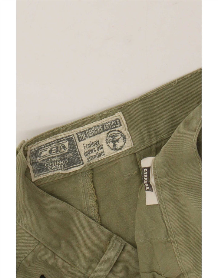 Pantalón Cargo Recto Carrera Hombre W30 L31 Verde