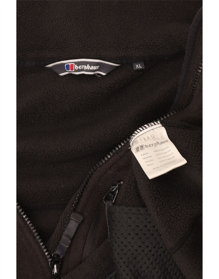 Berghaus Chaqueta Polar Extragrande para Mujer UK 40 XL Poliéster Negro