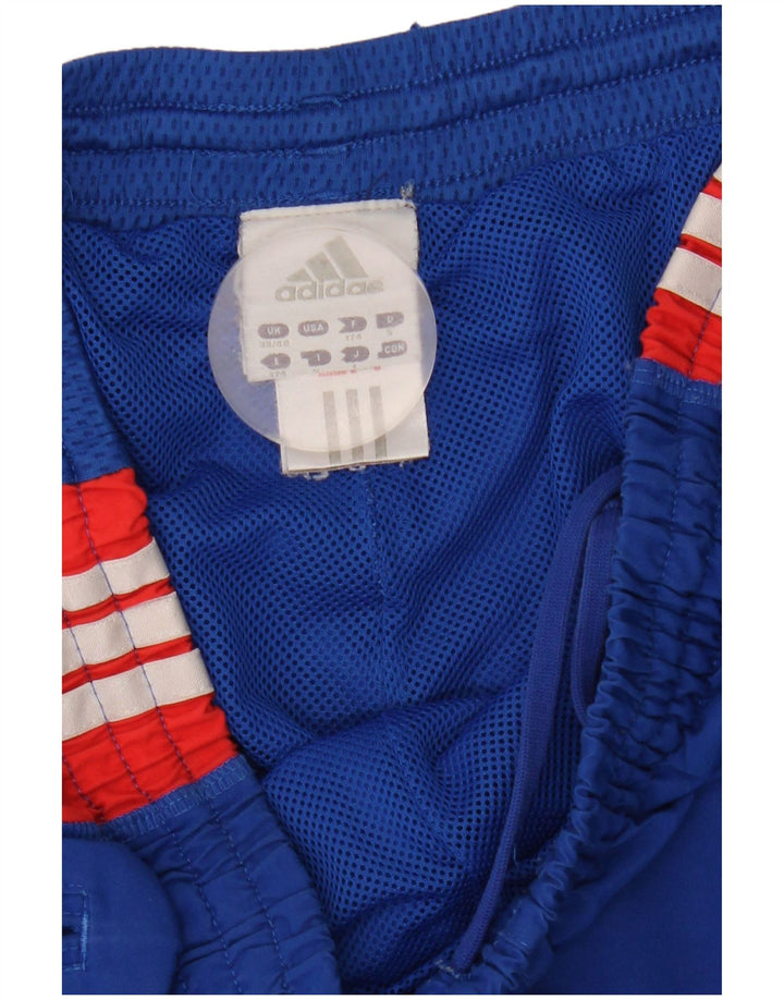 Adidas Hombre Pantalones De Chándal Joggers Azul Medio Colorblock Poliéster