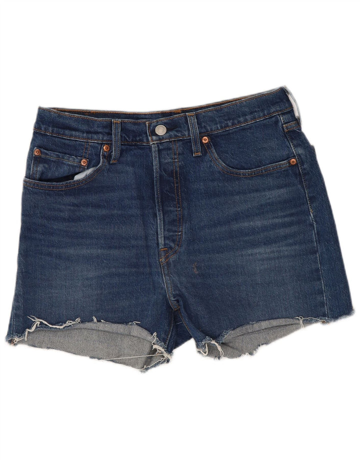 Levi's Mujer 501 Shorts Vaqueros W29 Algodón Azul Medio
