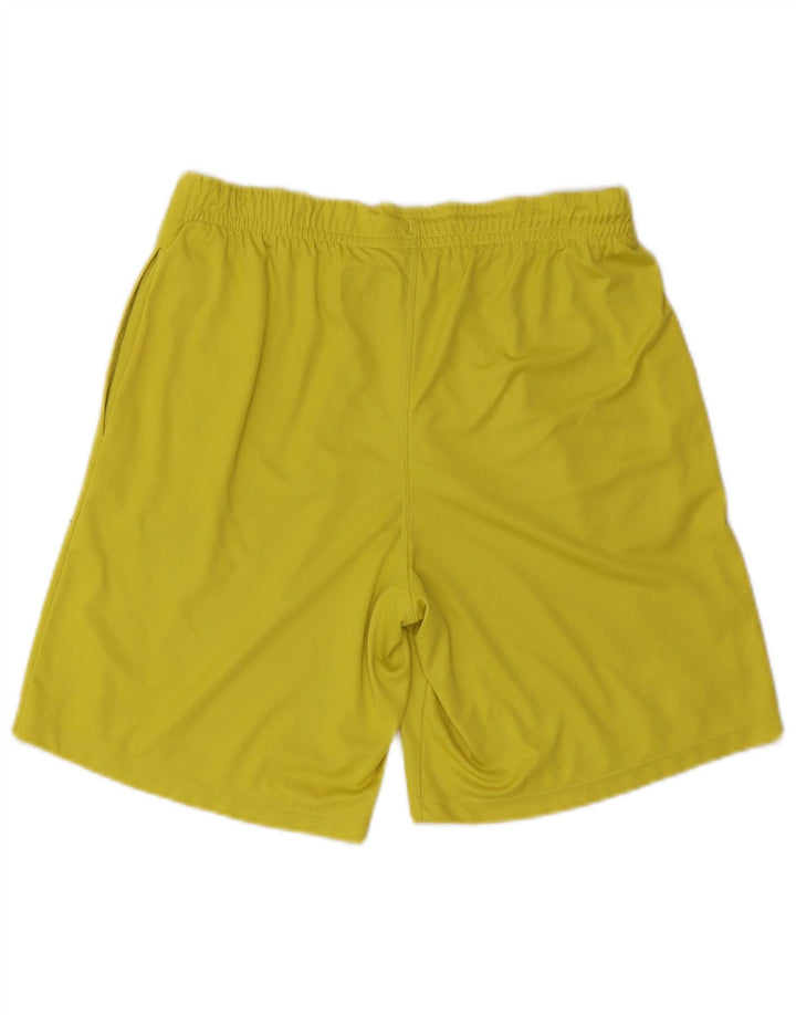 Kappa Mens Graphic Sport Shorts Grande Poliéster Amarillo
