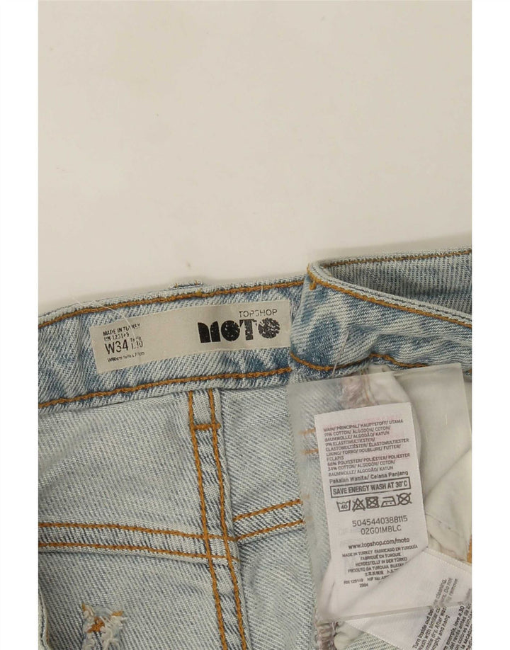 Vaqueros recortados para mujer Topshop W34 L24 Algodón azul