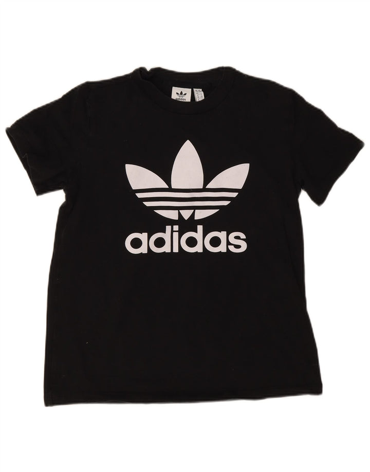 Adidas - Camiseta gráfica para mujer, talla 40, talla M, color negro