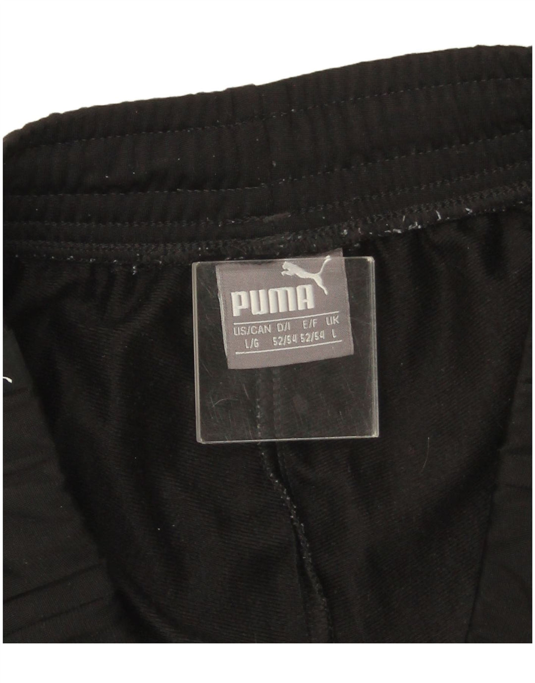 Pantalones de chándal Puma para hombre, talla grande, color negro