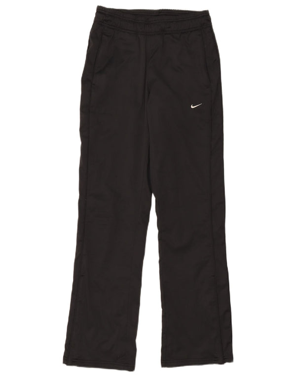 Nike - Pantalones de chándal Dri Fit para mujer, talla 6, XS, poliéster negro