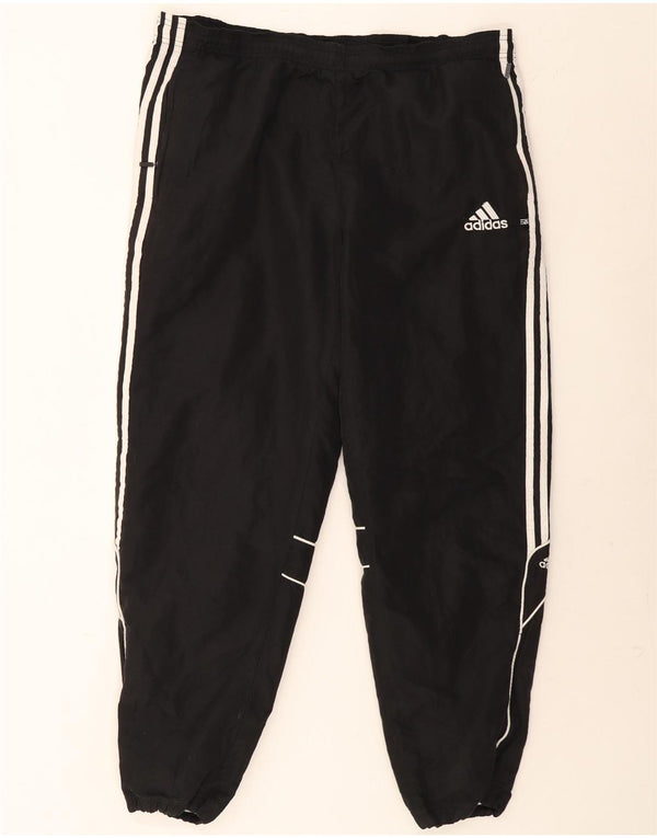 Adidas Hombre Pantalones De Chándal Joggers Grande Negro Poliéster