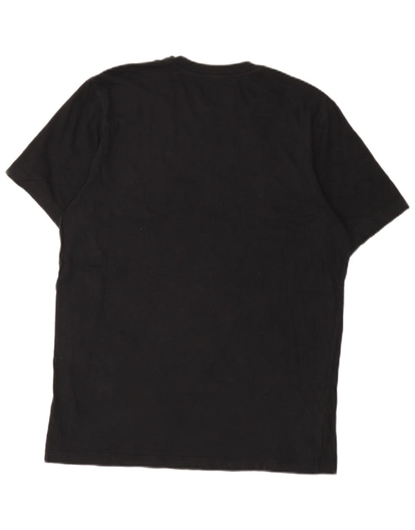 Camiseta Nike para Hombre Top Mediana Negra de Algodón