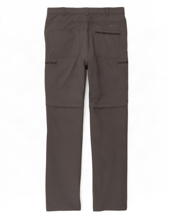Pantalones cargo de senderismo para hombre Mountain Warehouse W38 L32 Nylon gris