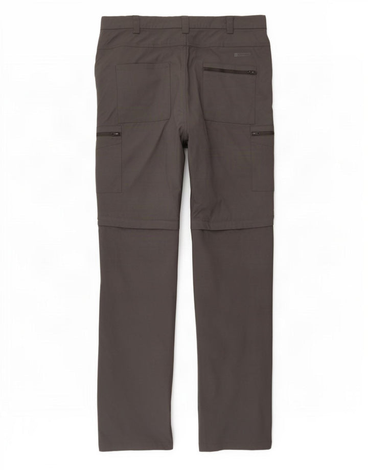 Pantalones cargo de senderismo para hombre Mountain Warehouse W38 L32 Nylon gris