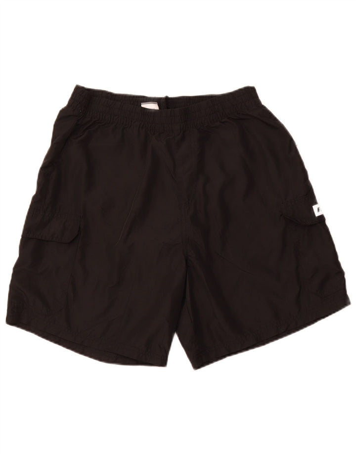 RUSSELL ATHLETIC Shorts deportivos para hombre Poliéster negro mediano