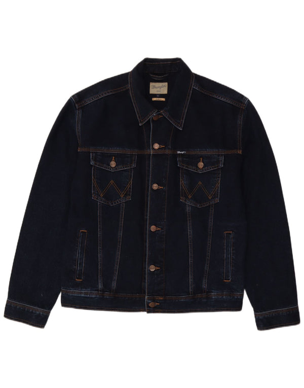 Wrangler Chaqueta vaquera para hombre UK 42 XL Algodón azul marino