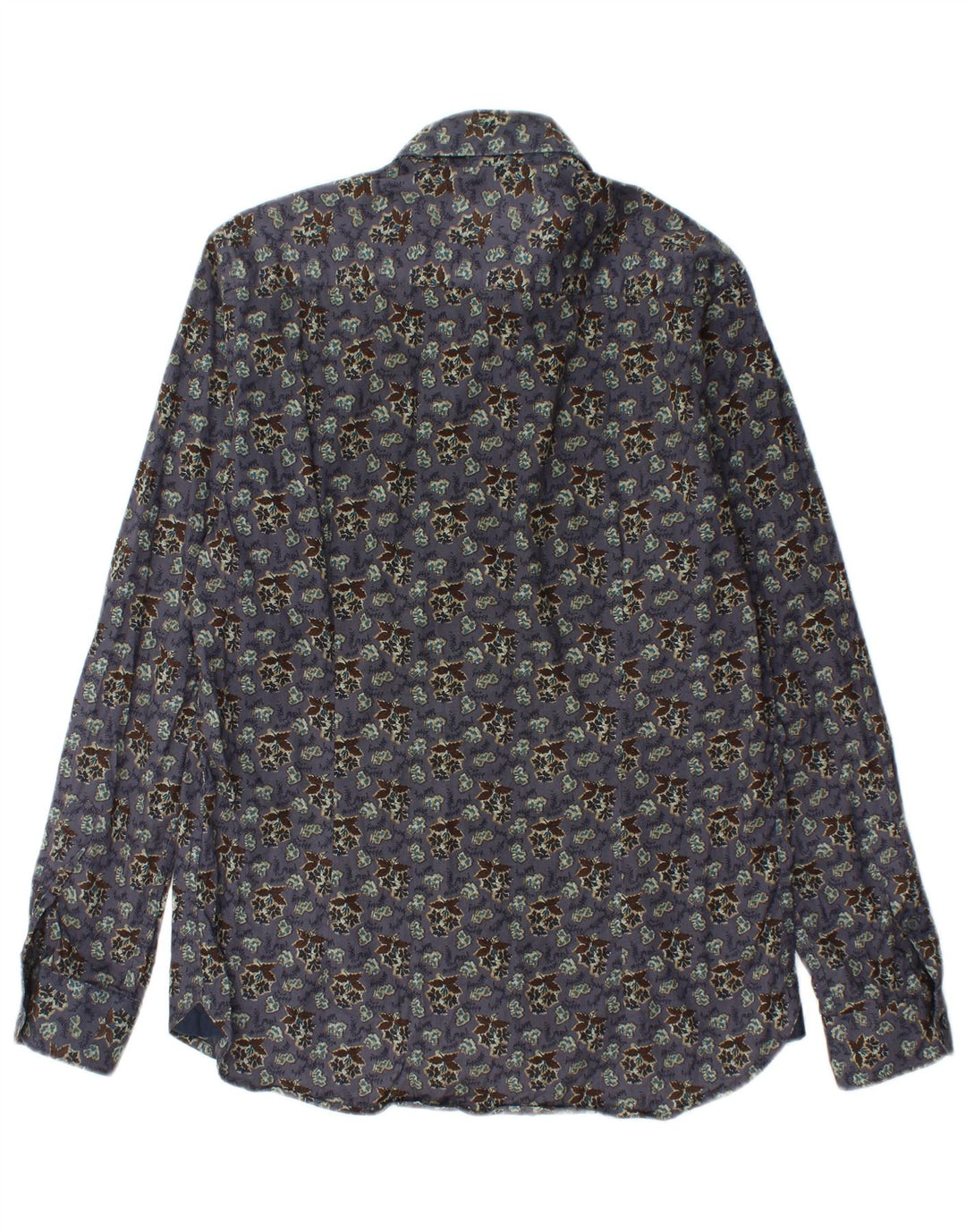 Camisa CARRERA Hombre Algodón Floral Morado Medio