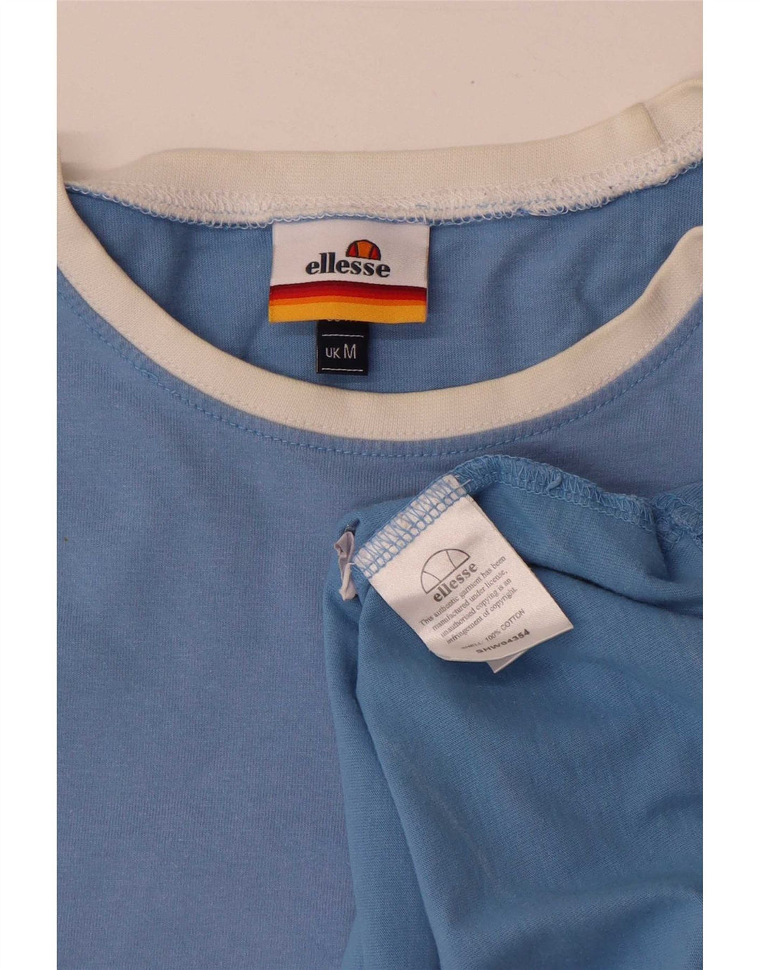 Camiseta Ellesse Hombre Top Azul Medio Algodón