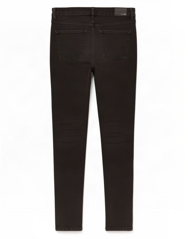 Marks & Spencer Womens Ivy Skinny Jeans UK 14 Large W32 L28 Black Cotton