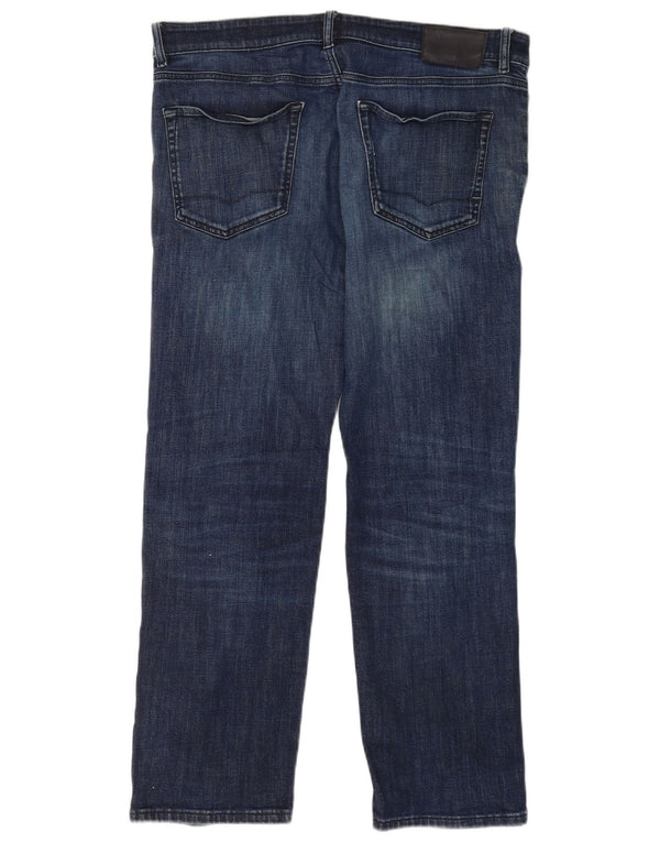 Vaqueros Hugo Boss Mujer Regular Rectos W36 L32 Algodón Azul