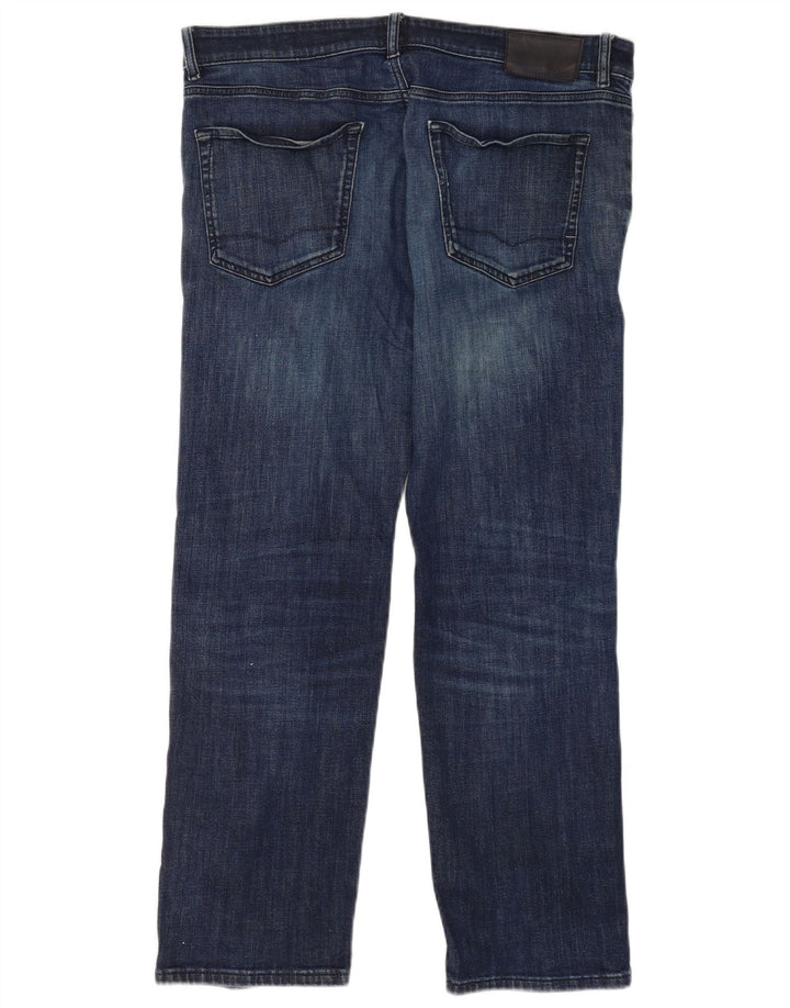 Vaqueros Hugo Boss Mujer Regular Rectos W36 L32 Algodón Azul