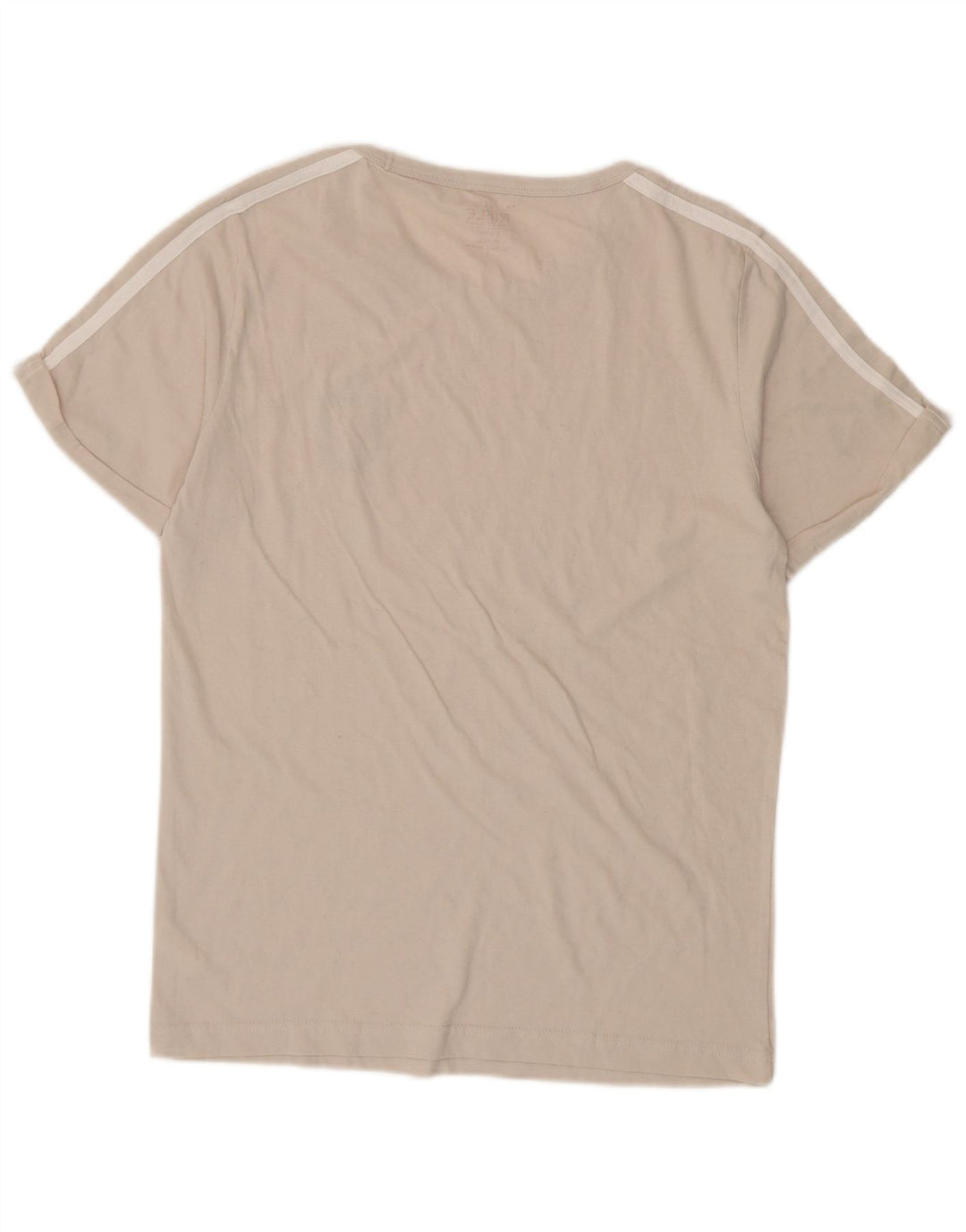 RIFLE Camiseta para mujer Top UK 14 Large Off White Cotton