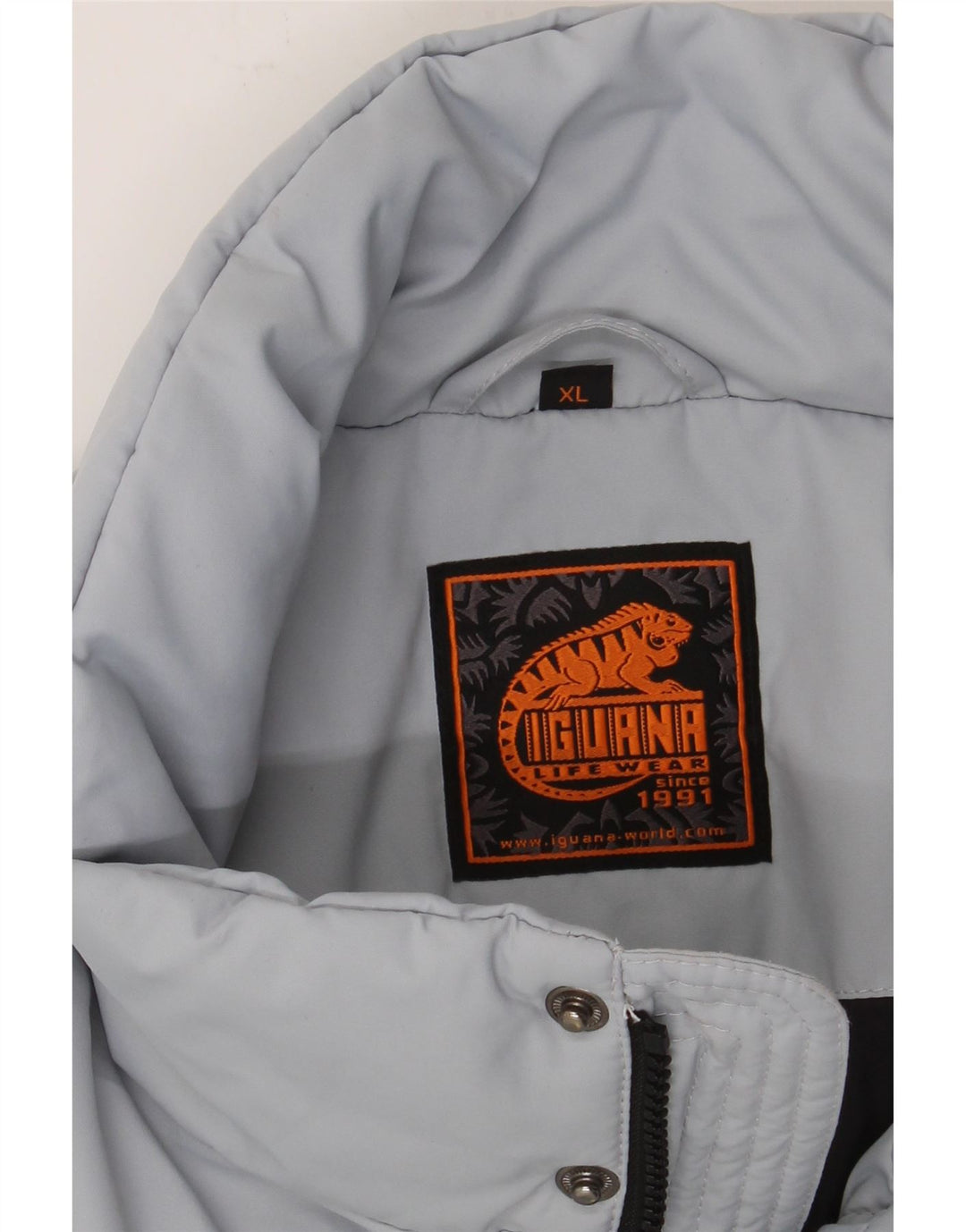 IGUANA Mens Padded Jacket UK 42 XL Blue Polyester Vintage Iguana and Second-Hand Iguana from Messina Hembry 