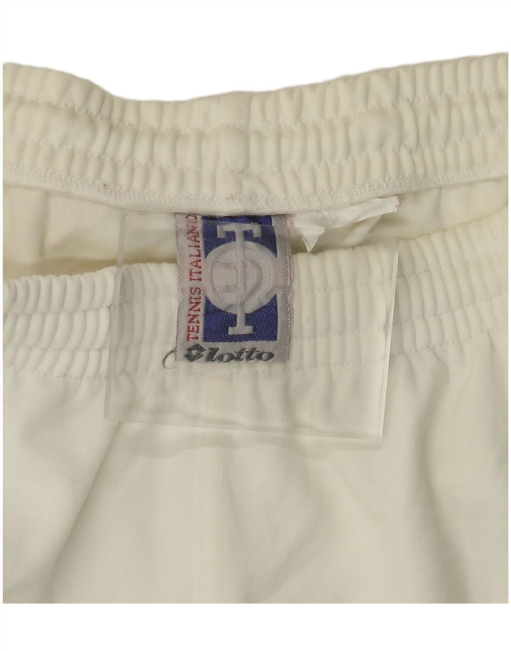 LOTTO Shorts deportivos para hombre Medium Off White