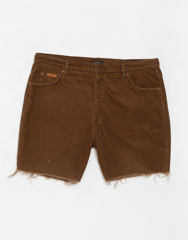 Wrangler Pantalones cortos de pana Texas para hombre W40 XL Algodón caqui