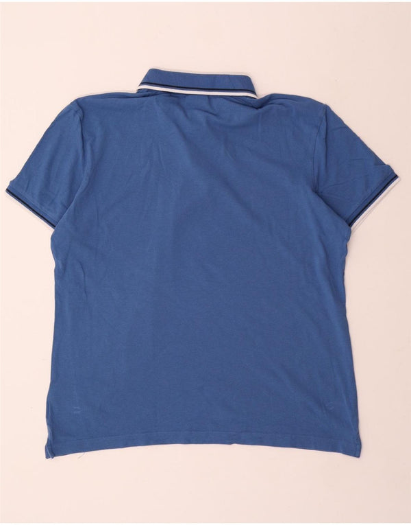 DIADORA Polo Hombre XL Algodón Azul