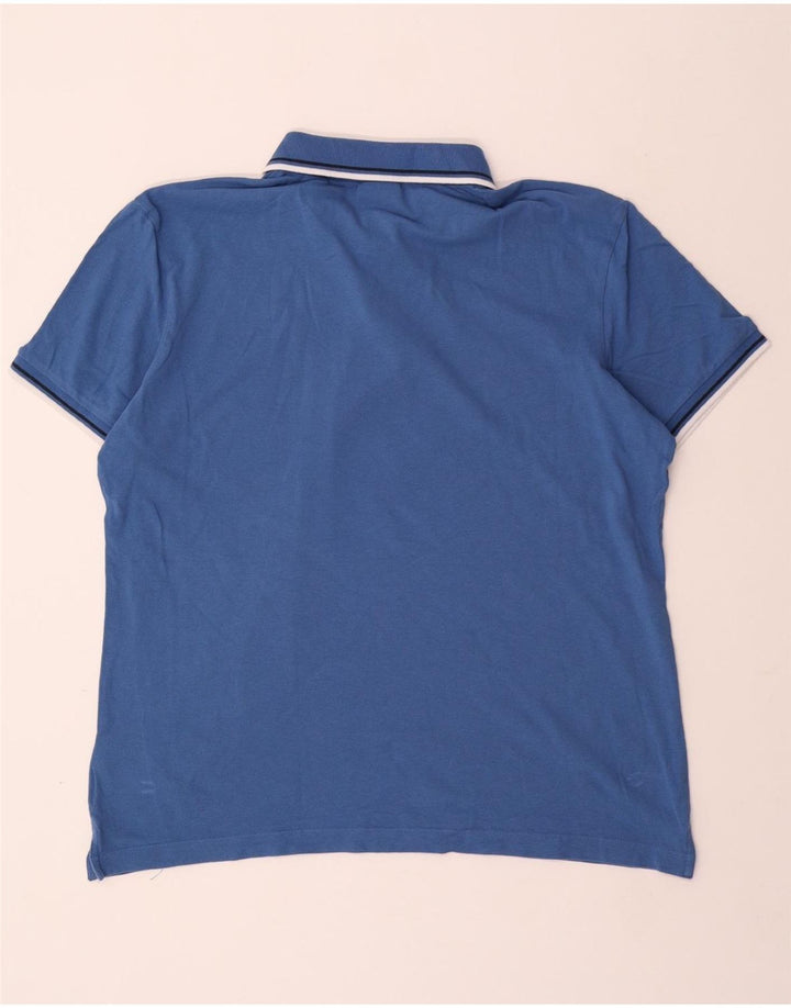 DIADORA Polo Hombre XL Algodón Azul