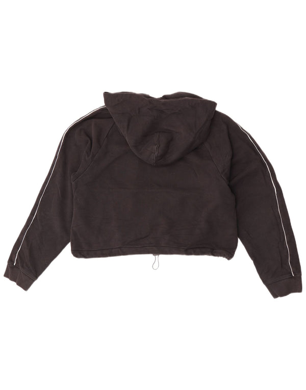 Levi's Jersey con capucha y gráfico corto para mujer UK 44 Medium Black Colourblock
