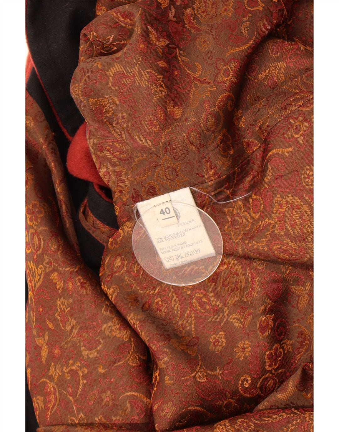 Abrigo con capucha para mujer Loden Frey EU 40 Lana roja mediana