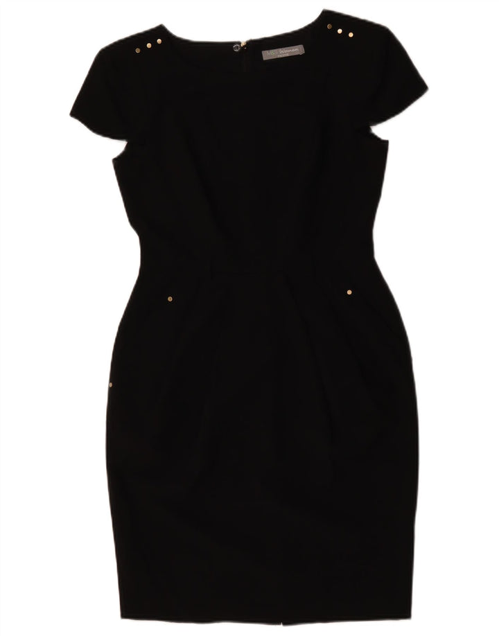 Marks & Spencer Vestido tubo pequeño para mujer UK 8 Pequeño Poliéster negro