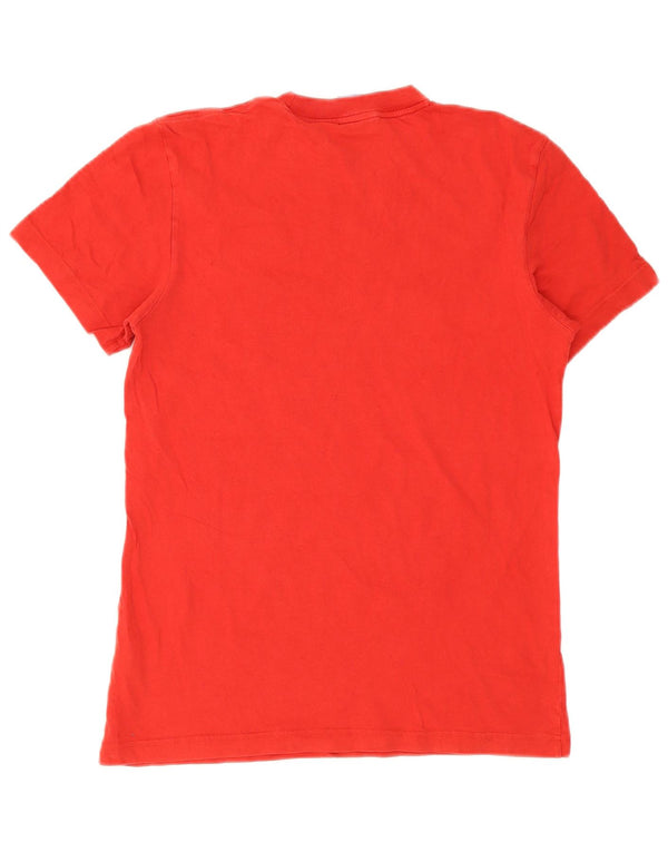 Adidas Hombre Camiseta Gráfica Top XS Algodón Rojo