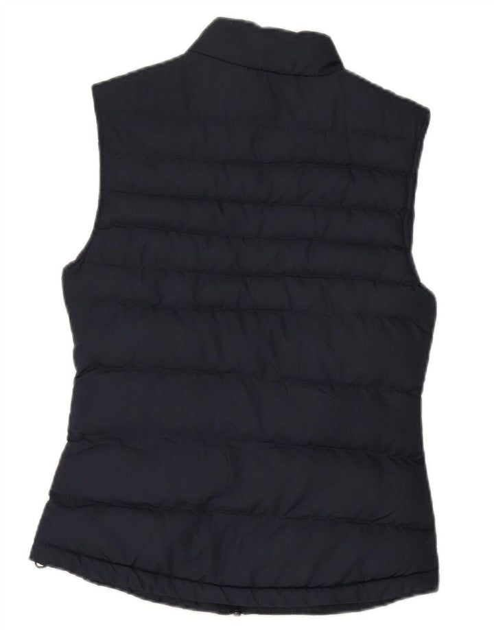 JACK WILLS Womens Padded Gilet UK 8 Small  Navy Blue