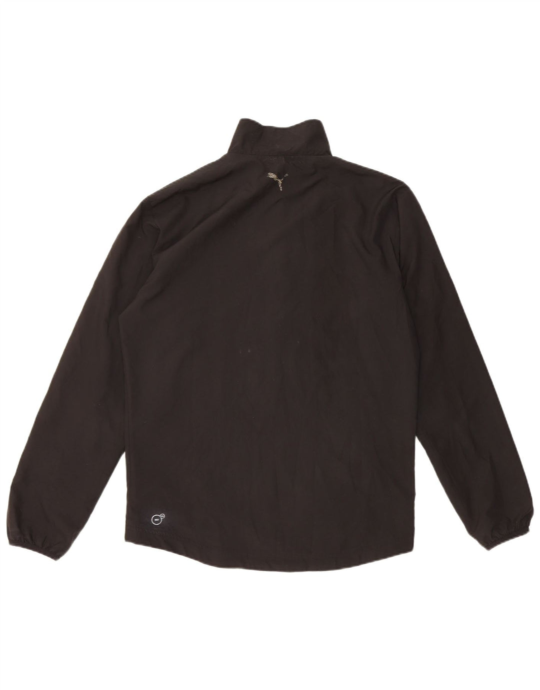 PUMA Mens Graphic Chándal Top Chaqueta Pequeña Poliéster Negro