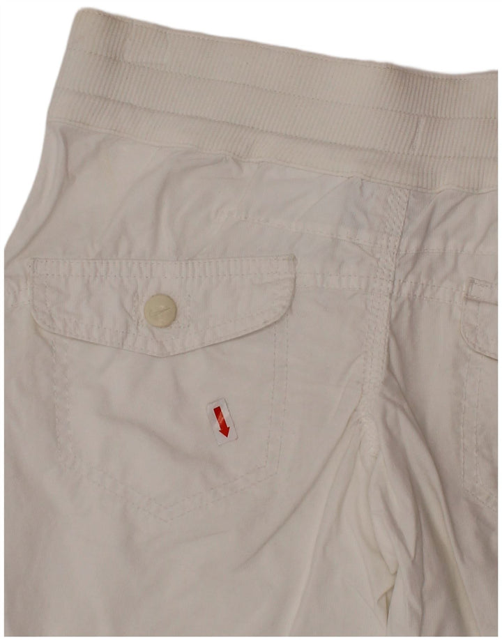 NIKE Pantalones cortos chinos para niños, 8-9 años, pequeño, W26, algodón blanco