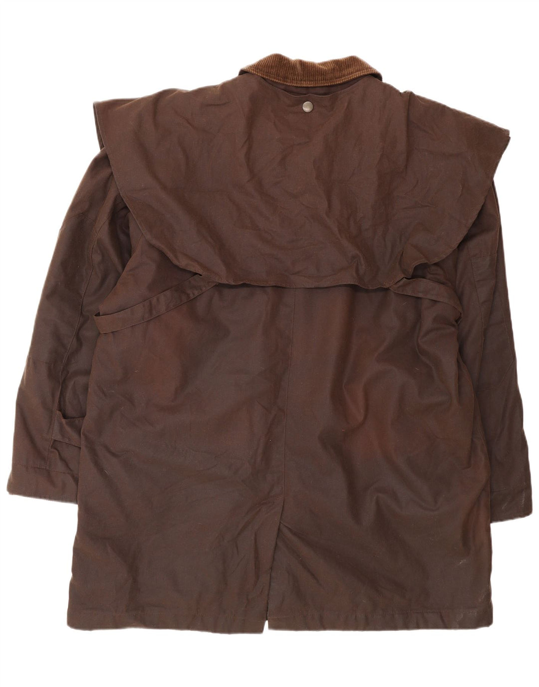 Derby Chaqueta de algodón encerado para hombre UK 40 Large Brown