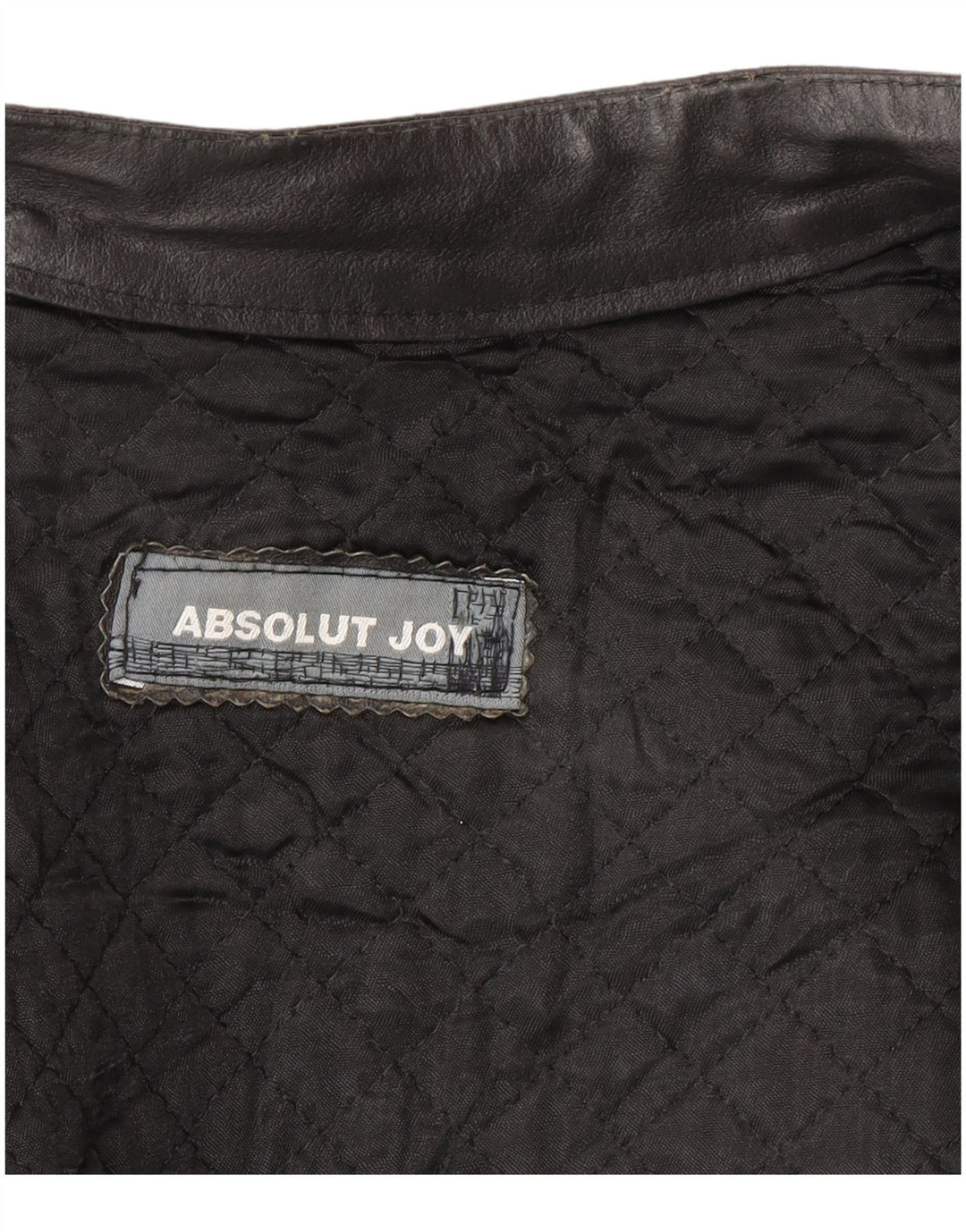 Vintage chaqueta de cuero para hombre Reino Unido 40 cuero negro grande