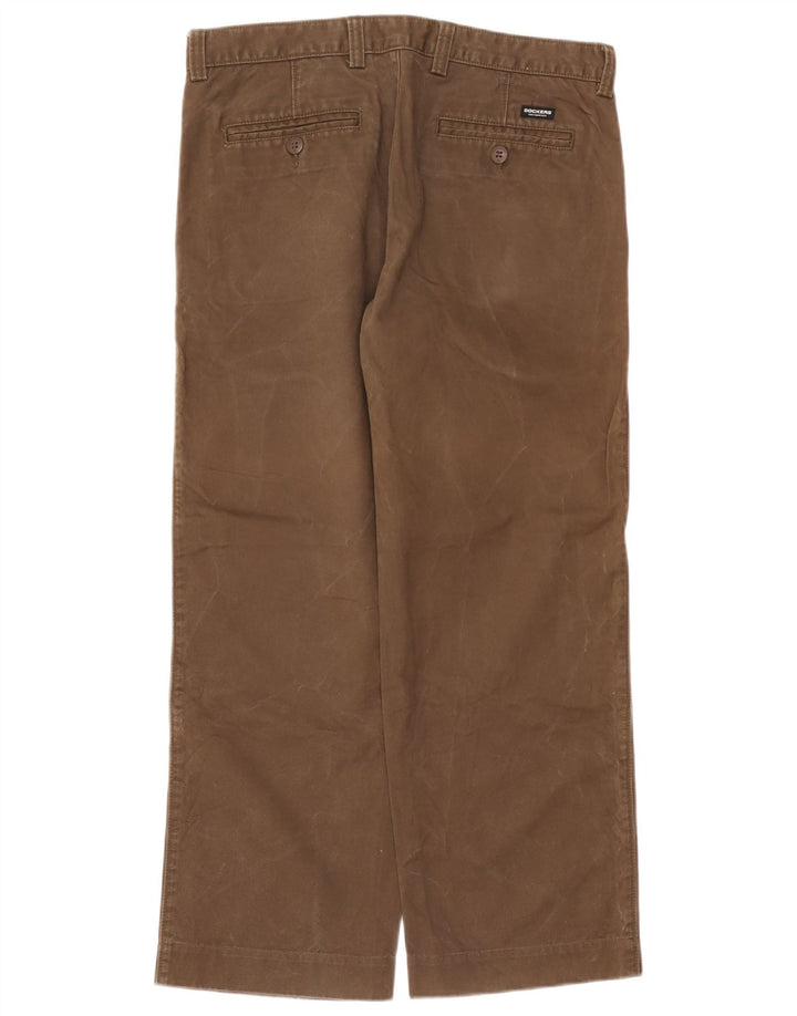 Dockers Pantalón chino de corte regular para hombre W33 L28 Beige