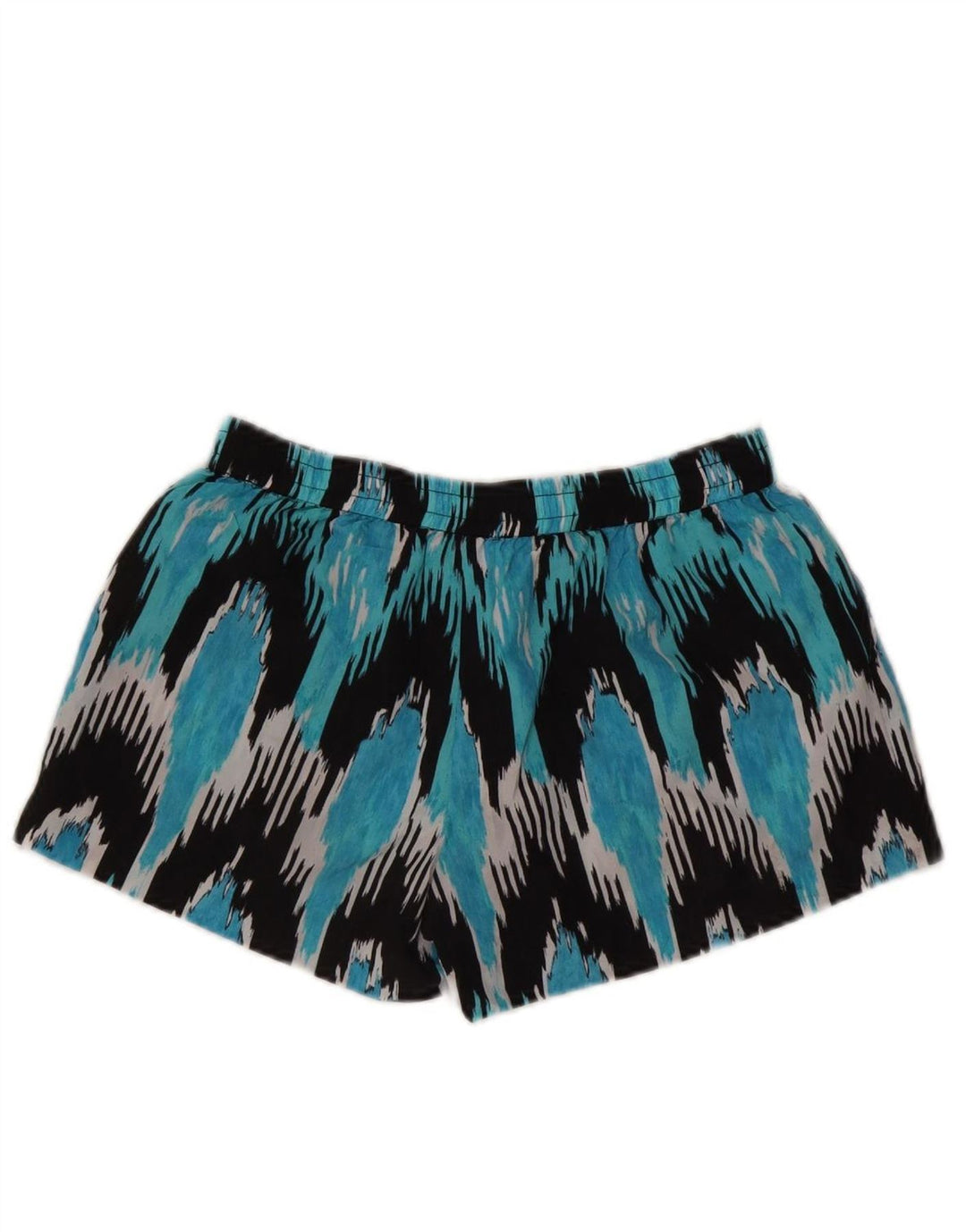 MICHAEL KORS Womens Sport Shorts UK 8 Small  Blue Ikat Polyester